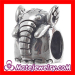 european Silver Elephant Charms Bead