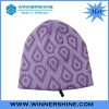 Headphone beanie with printing pattern in fashion design