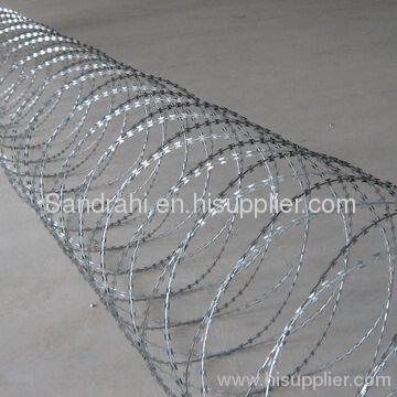 Razor barbed wire mesh