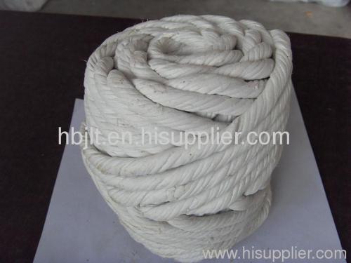 ceramic fiber twisted rope for heat insulation