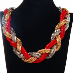 Wholesale Gold Plated Spacer Beads Coral Bubble Beaded Necklace