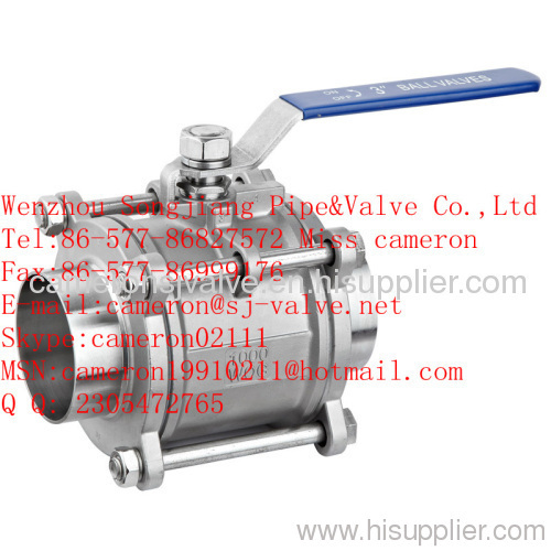 3-PC Weld Ball Valve