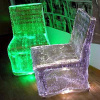 Luminous chair covers for weddings