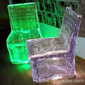 Luminous chair covers for weddings