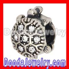 Silver european turtle Charm wholesale