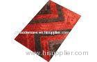Decoration Area Rug, Red Polyester Shaggy Rug Modern Carpet With Nice Pattern