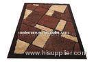 Customized Brown Polyester Patterned Shaggy Rugs, Modern Contemporary Area Rug