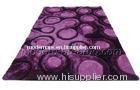 Contemporary Area Purple, Grey, Beige 3D Polyester Shaggy Rug, Modern Romantic Shaggy Carpet