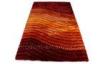 Hand - Tufted Orange Contemporary 3D Polyester Shaggy Rug, Modern Carpet Rugs For Play Room