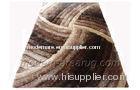Contemporary Chocolate 3d Polyester Shaggy Rug, Luster Shaggy Rugs For Decoration Area