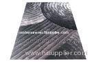 Custom Size Black 3d Polyester Shaggy Rug, Romantic Shaggy Carpet For House Decoration