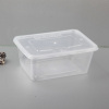 Plastic disposable food packaging boxes