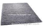 Customized Grey Polyester Shaggy Rug, Contemporary Design Malai dori Shaggy Rugs