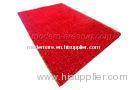 Scarlet Polyester Shaggy Pile Rug, Modern Area Rugs For Decorative, Commercial