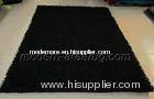 Black Polyester Shaggy Rug, Hand Tufted Shaggy Carpet, Modern Floor Rugs