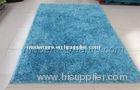 Plain Color Polyester Malai Dori Shag Rugs, Sky Blue Shaggy Pile Rug For Kitchen, Floor, Outdoor