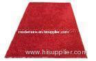 Red 1200D Soft Silky Polyester Shaggy Rug, Home, Hotel, Floor Contemporary Area Rugs