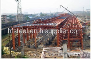 Industrial structural steel building