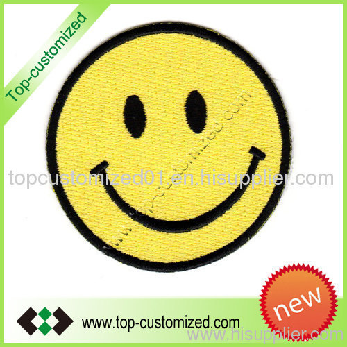 Colorful patch with iron on backing