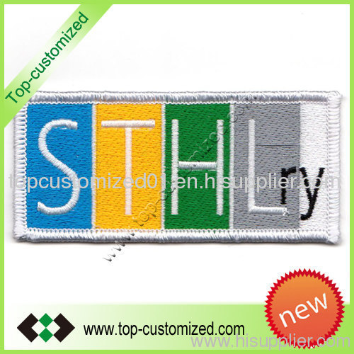 Adhesive embroidery Patch for apparel