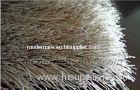 Polyester Floor Area Rugs, 1200D Soft Silky Pile Shaggy Rug With Silver Filament