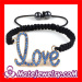 Crystal Word Love Connector Bracelet