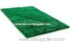 Personalized Deep Green Polyester Shaggy Area Rug, Modern Floor Rugs For Play Room