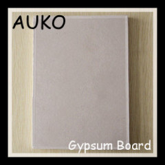 Perforated gypsum plasterboard for interior decoration