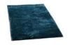 Hand-tufted Polyester Silky Shaggy Rug, Teal blue Indoor Rugs, Luster Shaggy Carpet