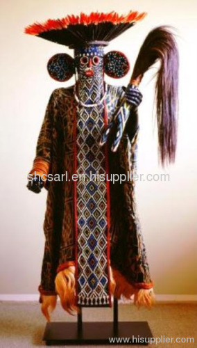 Bamileke Feather Headdress | Juju Hats