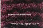 Modern Polyester Area Rug, Purple Zebra Pattern Shaggy Solid Color Rugs