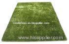 Contemporary Design Green / Camel Solid Color Rugs, Table-tufted Polyester Shaggy Rug
