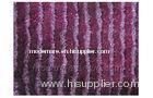 Purple Polyester Zebra Shaggy Rug, Solid Color Rugs Latex Cotton Canvas Backing