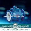 PTFE Lining Ball Valve, PN16 Ptfe Lined Valves With HG20592-97 Flange Dimension For Water, Oil, Gas