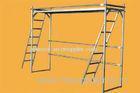 Custom Q235, Q345 Electric Galv Walk Through Double Ladder Frame Scaffolding For Construction