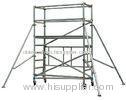 Lightweight Aluminium Steel Ladder Multi Purpose Scaffolding / Mobile Scaffold With Wheels / Casters
