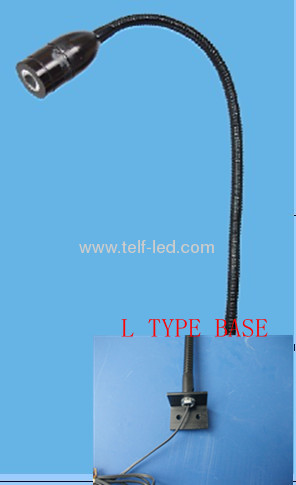 Flexible Led machine work Light with L Mount base