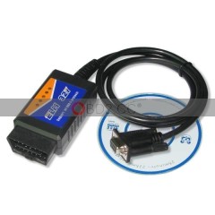 USB ELM327 V1.4 PLASTIC OBDII EOBD CAN BUS SCANNER