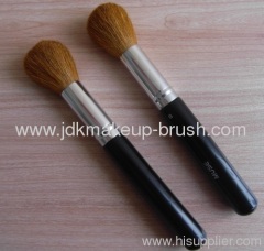 Copper ferrule Blush Brush with black wooden handle