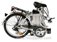 24v 10Ah foldable e-bike battery pack silverfish type