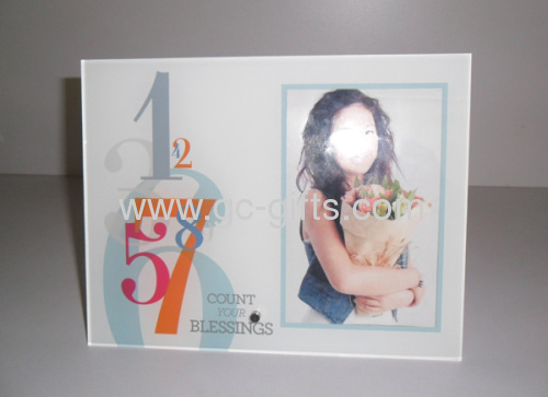 Promotional photo frames with metal stands