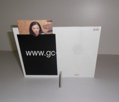 Promotional photo frame with metal stand