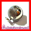 Delicate Vintage Style Shiny Silver Chime Ball Yin Yang Ball Charm Pendant