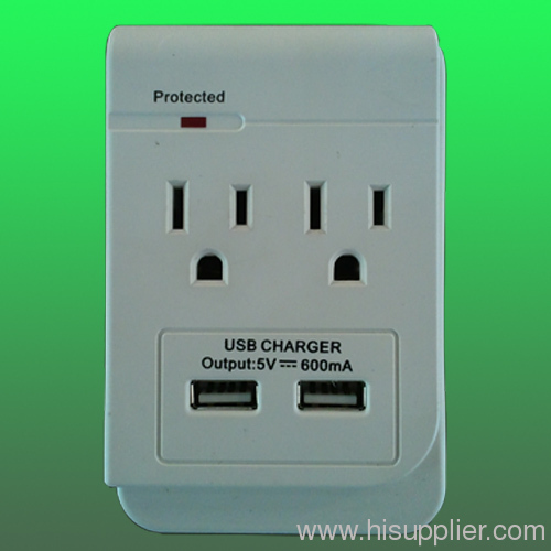 USA wall duplex receptacle