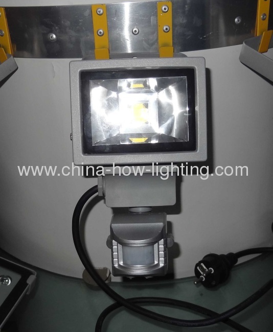 14W COB LED Flood Light PIR Sensor Aluminium Die-casting IP44 with Epistar Chip
