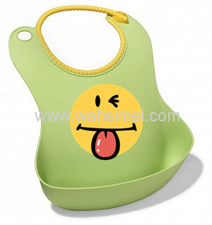 Much better than sew baby bib—fashion and newest silicone baby bib in wholesale