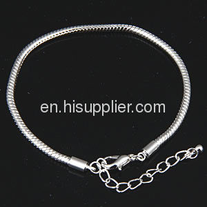 Wholesale Brand New Designer 19CM european Snake Chain Bracelet
