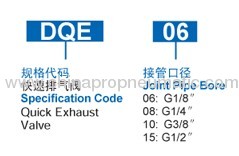 DQE-10 Quick Exhaust Valve