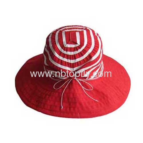 2013 new style ladies summer ribbon bucket hats UPF50+