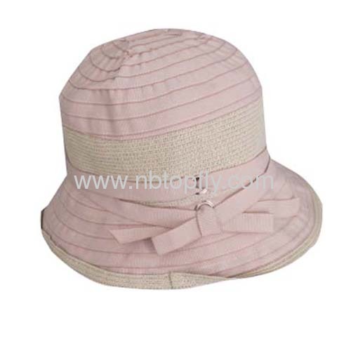 irregular brim ladies summer bucket hats 